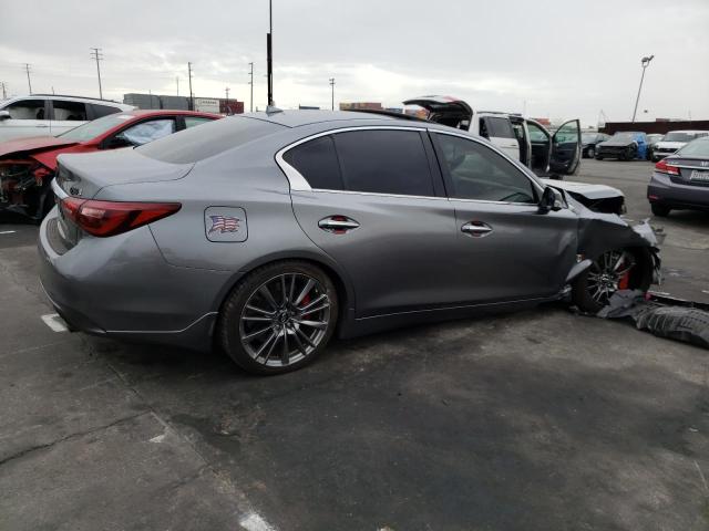 JN1FV7AP9KM760605 - 2019 INFINITI Q50 RED SPORT 400 GRAY photo 3