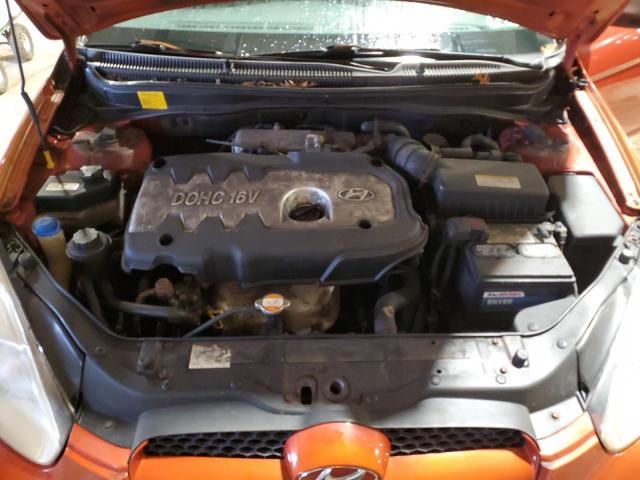 KMHCM36C47U010999 - 2007 HYUNDAI ACCENT GS ORANGE photo 11