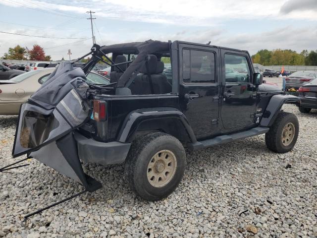 1C4BJWEGXCL277918 - 2012 JEEP WRANGLER U SAHARA 黑色 照片 3