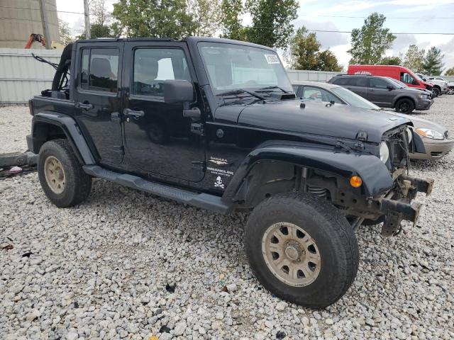 1C4BJWEGXCL277918 - 2012 JEEP WRANGLER U SAHARA 黑色 照片 4