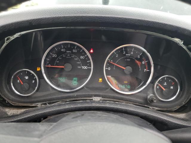 1C4BJWEGXCL277918 - 2012 JEEP WRANGLER U SAHARA 黑色 照片 9