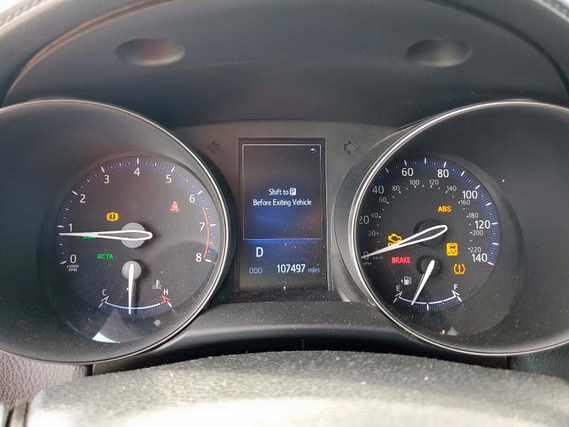 NMTKHMBX2JR003496 - 2018 TOYOTA C-HR XLE Plata foto 9