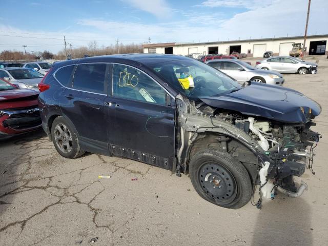 7FARW1H51JE009678 - 2018 HONDA CR-V EX BLUE photo 4