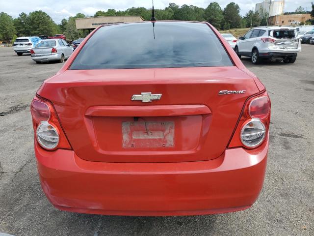 1G1JA5SH8C4149814 - 2012 CHEVROLET SONIC LS RED photo 6