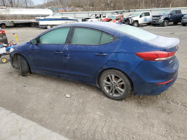 5NPD84LF9HH042506 - 2017 HYUNDAI ELANTRA SE BLUE photo 2