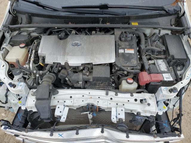 JTDKBRFU2G3012242 - 2016 TOYOTA PRIUS WHITE photo 11