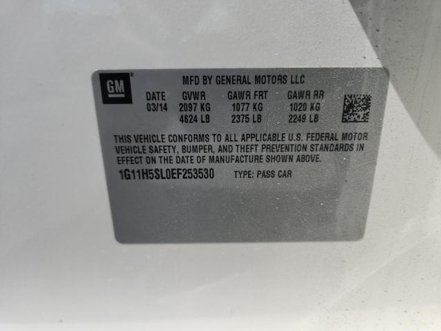 1G11H5SL0EF253530 - 2014 CHEVROLET MALIBU LTZ BEIGE photo 12