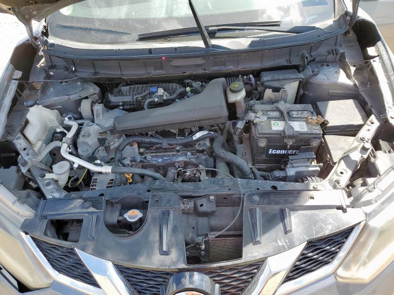 KNMAT2MV8GP735677 - 2016 NISSAN ROGUE S GRAY photo 11