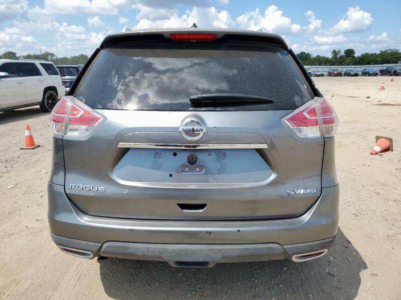 KNMAT2MV8GP735677 - 2016 NISSAN ROGUE S GRAY photo 6