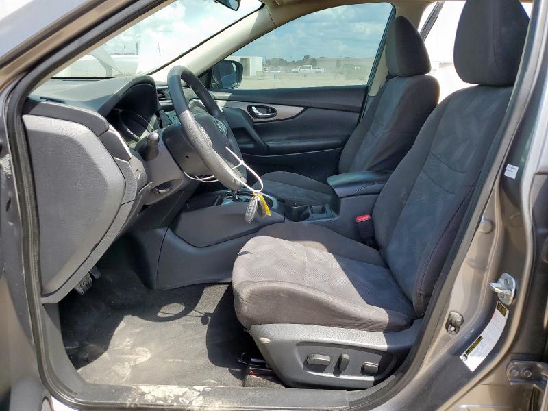 KNMAT2MV8GP735677 - 2016 NISSAN ROGUE S GRAY photo 7