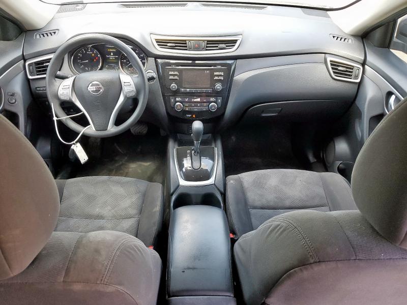 KNMAT2MV8GP735677 - 2016 NISSAN ROGUE S GRAY photo 8