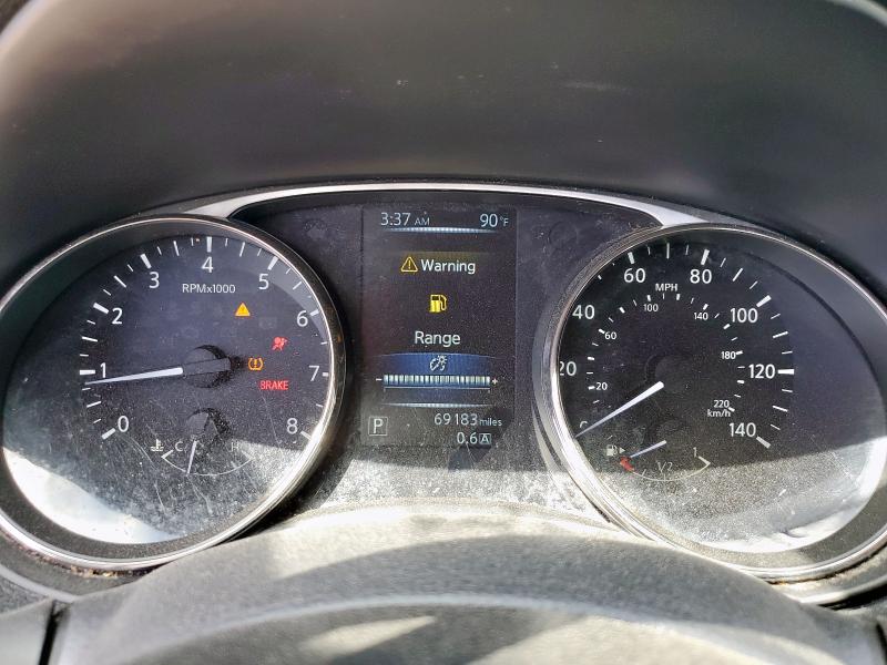 KNMAT2MV8GP735677 - 2016 NISSAN ROGUE S GRAY photo 9