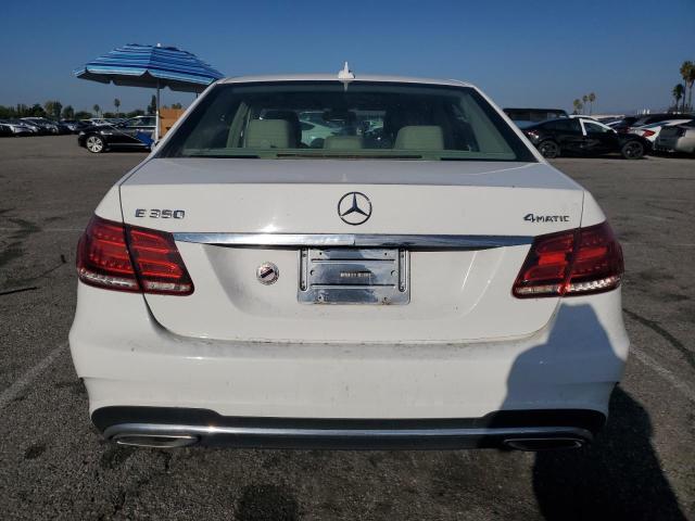 WDDHF8JB4EB060011 - 2014 MERCEDES-BENZ E 350 4MATIC WHITE photo 6
