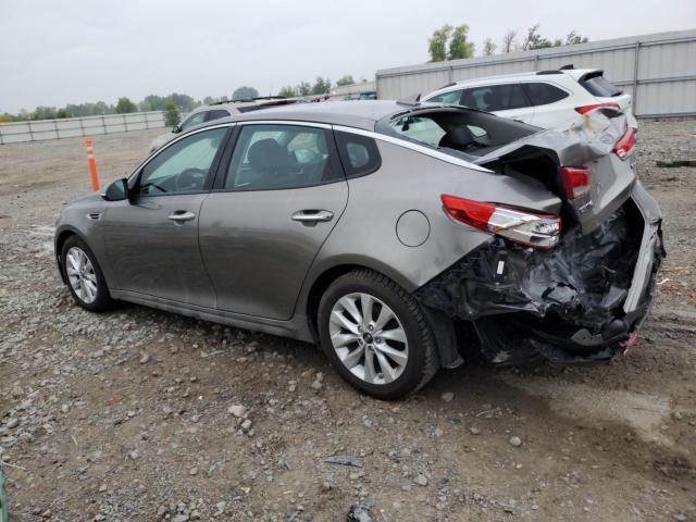 5XXGU4L30GG097211 - 2016 KIA OPTIMA EX GRAY photo 2