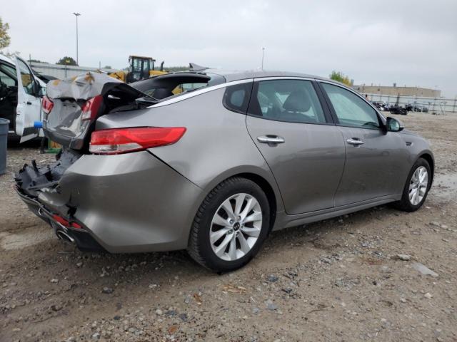 5XXGU4L30GG097211 - 2016 KIA OPTIMA EX GRAY photo 3