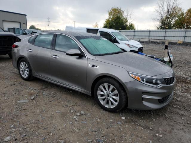 5XXGU4L30GG097211 - 2016 KIA OPTIMA EX GRAY photo 4