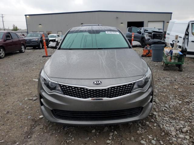 5XXGU4L30GG097211 - 2016 KIA OPTIMA EX GRAY photo 5