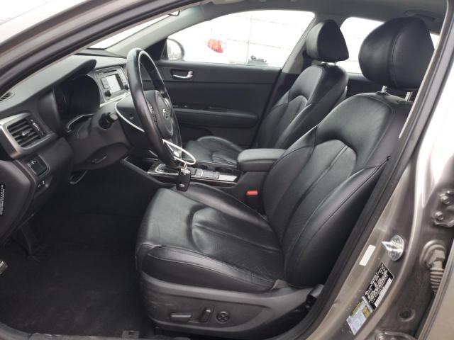 5XXGU4L30GG097211 - 2016 KIA OPTIMA EX GRAY photo 7
