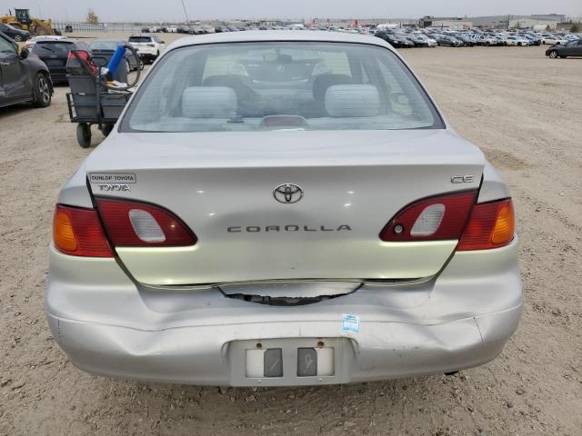 2T1BR12E4YC782480 - 2000 TOYOTA COROLLA VE GRAY photo 6