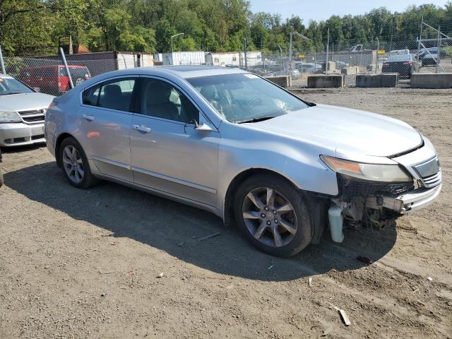 19UUA8F57CA035800 - 2012 ACURA TL SILVER photo 4