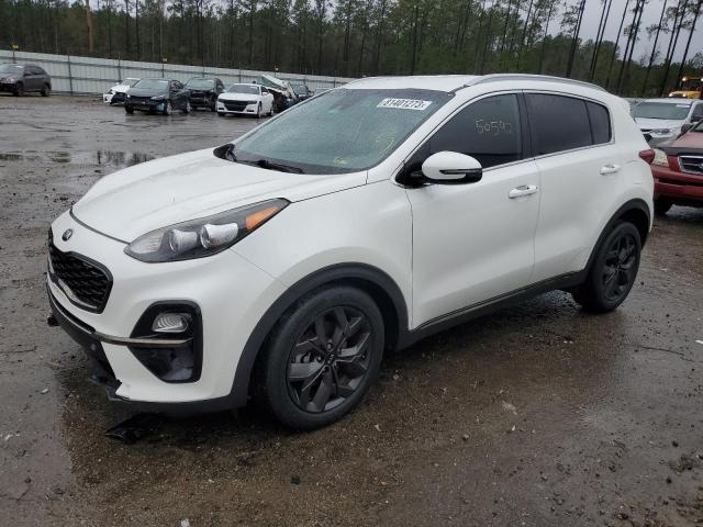 KNDP63ACXL7668696 - 2020 KIA SPORTAGE S WHITE photo 1