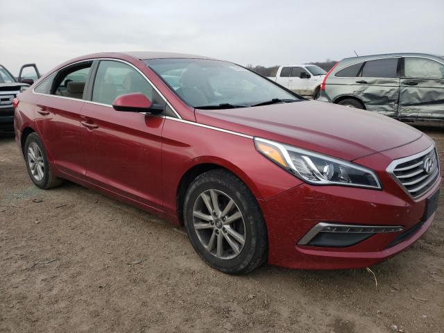 5NPE24AF5FH190755 - 2015 HYUNDAI SONATA SE RED photo 4