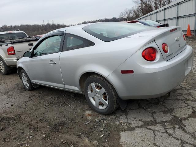 1G1AK15F277133242 - 2007 CHEVROLET COBALT LS SILVER photo 2