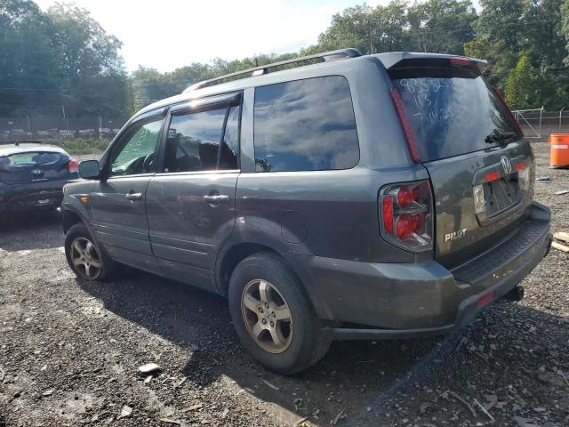 2HKYF18687H526583 - 2007 HONDA PILOT EXL GRAY photo 2