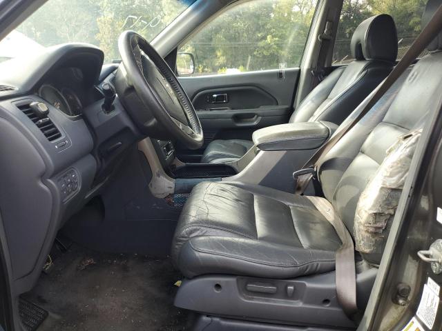 2HKYF18687H526583 - 2007 HONDA PILOT EXL GRAY photo 7