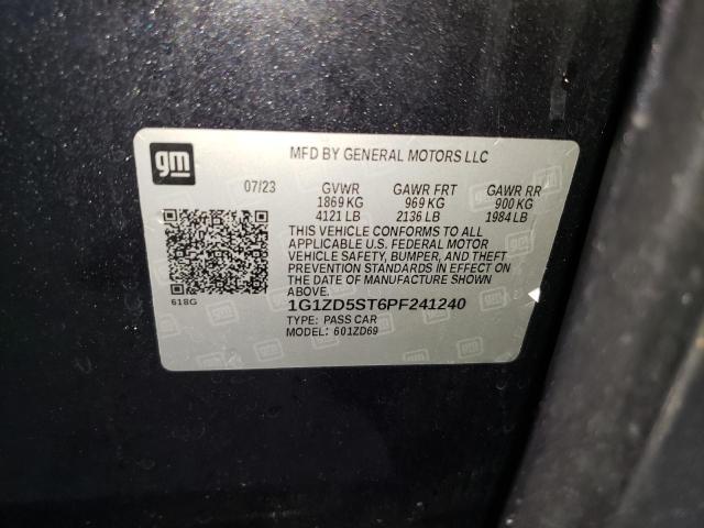 1G1ZD5ST6PF241240 - 2023 CHEVROLET MALIBU LT 黑色 照片 13