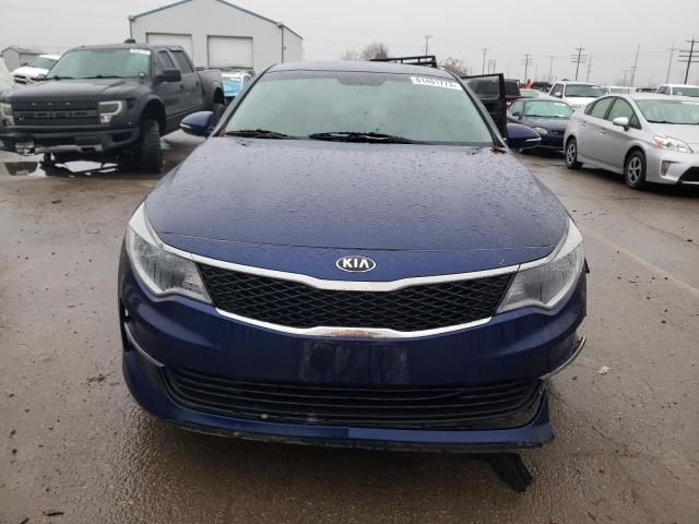 5XXGT4L16GG033384 - 2016 KIA OPTIMA LX BLUE photo 5