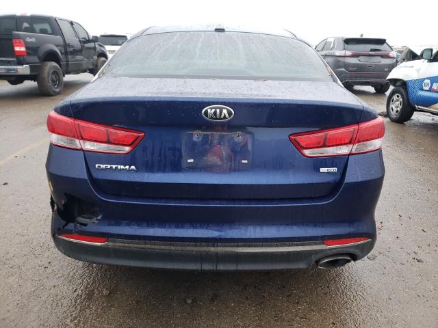 5XXGT4L16GG033384 - 2016 KIA OPTIMA LX BLUE photo 6