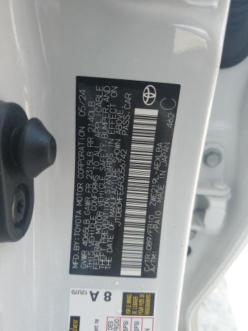 JTDBCMFE6R3056742 - 2024 TOYOTA COROLLA LE თეთრი ფოტო 12