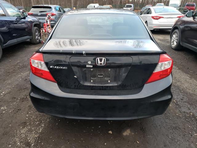 2HGFB2F50CH335781 - 2012 HONDA CIVIC LX BLACK photo 6