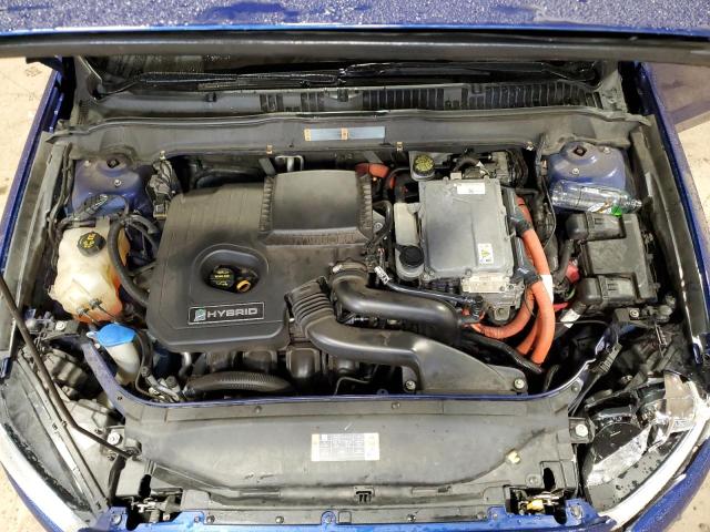 3FA6P0LU7DR153832 - 2013 FORD FUSION SE HYBRID BLUE photo 11