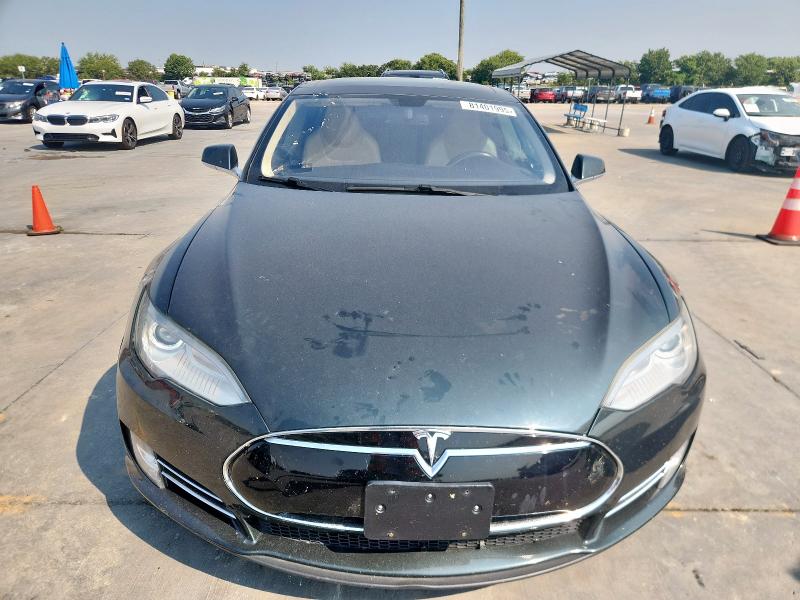 5YJSA1DP6CFP02381 - 2012 TESLA MODEL S 绿色 照片 5