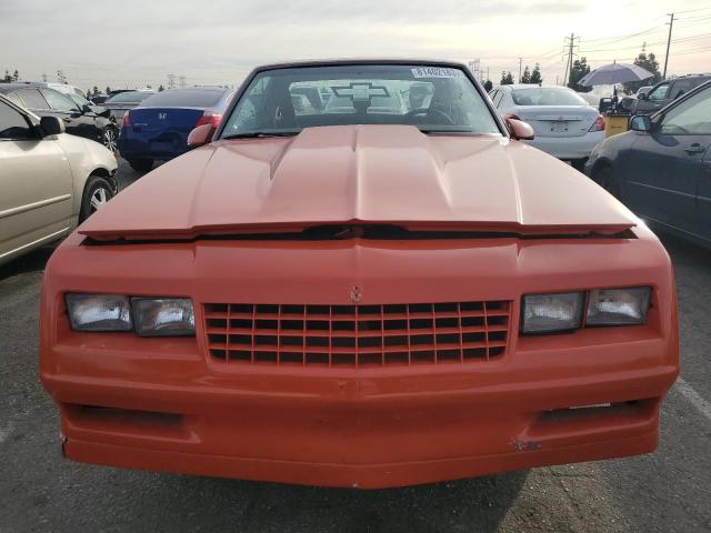 1G1GZ11G0HR108155 - 1987 CHEVROLET MONTE CARL ORANGE photo 5