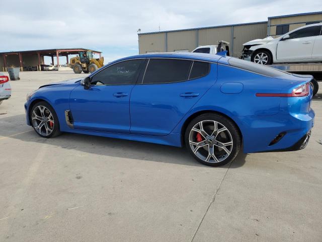 KNAE45LC8M6089586 - 2021 KIA STINGER GT1 BLUE photo 2