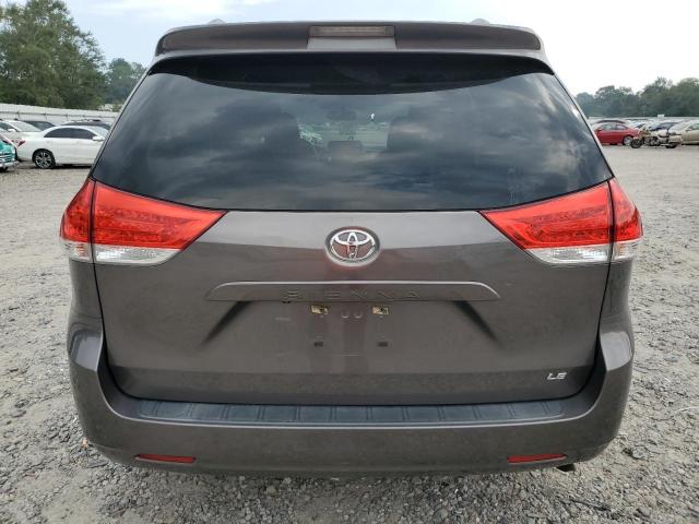 5TDKK3DC8ES423812 - 2014 TOYOTA SIENNA LE GRAY photo 6