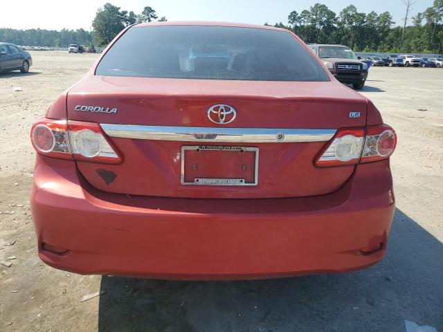 2T1BU4EE5CC898999 - 2012 TOYOTA COROLLA BASE Червоний фото 6