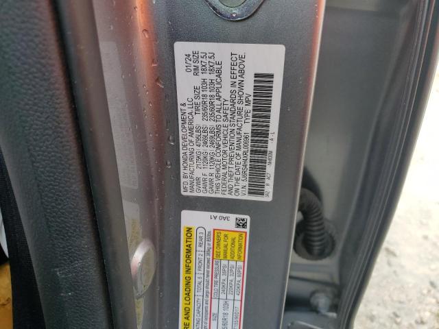 5J6RS4H4XRL006961 - 2024 HONDA CR-V EX SILVER photo 14