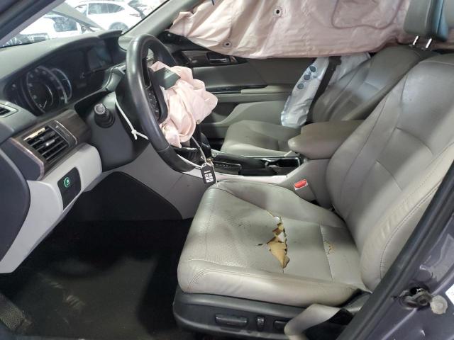 1HGCR2F89HA137568 - 2017 HONDA ACCORD EXL 灰色 照片 7