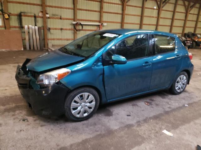 VNKKTUD34EA004881 - 2014 TOYOTA YARIS TURQUOISE photo 1