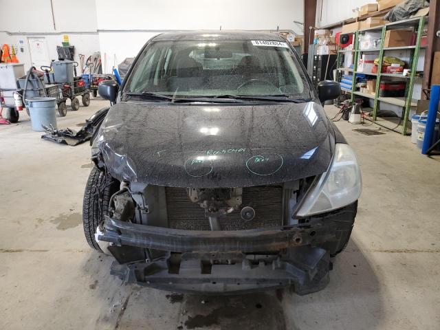 3N1BC13E19L373600 - 2009 NISSAN VERSA S BLACK photo 5