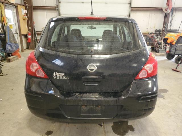 3N1BC13E19L373600 - 2009 NISSAN VERSA S BLACK photo 6