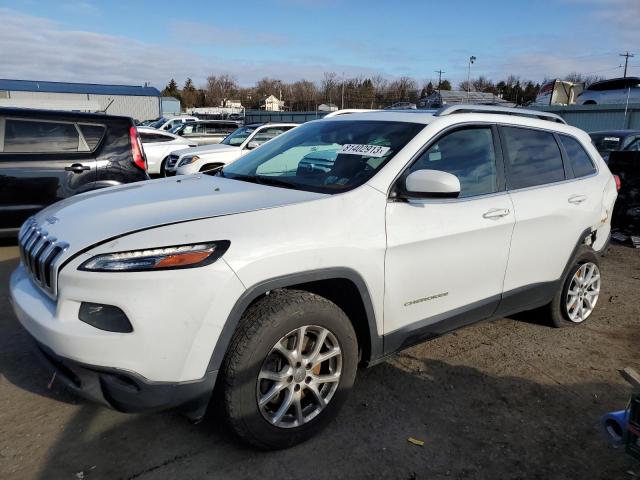 1C4PJMCB3FW528279 - 2015 JEEP CHEROKEE LATITUDE WHITE photo 1