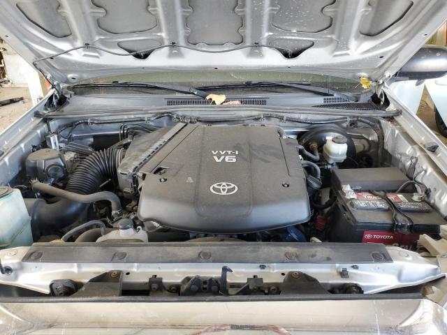 5TFJU4GN0CX027227 - 2012 TOYOTA TACOMA DOUBLE CAB PRERUNNER SILVER photo 11