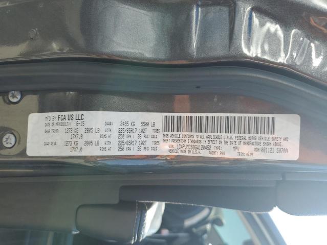 1C4PJMCS9GW120452 - 2016 JEEP CHEROKEE LATITUDE 灰色 照片 12