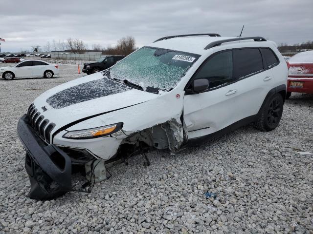 1C4PJMBS5GW201692 - 2016 JEEP CHEROKEE TRAILHAWK WHITE photo 1