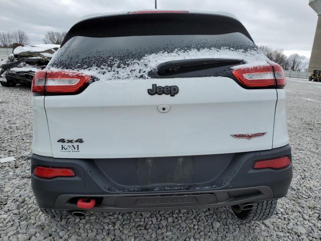 1C4PJMBS5GW201692 - 2016 JEEP CHEROKEE TRAILHAWK WHITE photo 6